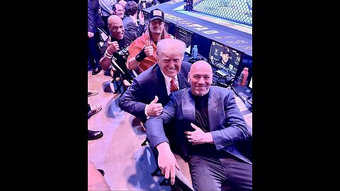 Trump, Rogan,Rock, Tyson dudes Night out