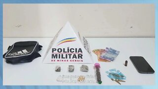Homem é preso com arma e drogas após denúncia de agressão em Timóteo