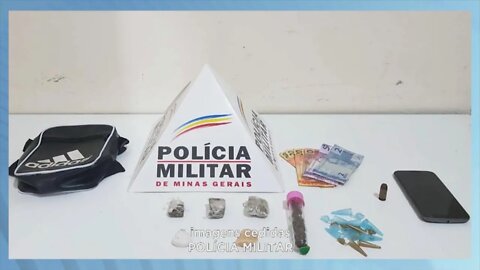 Homem é preso com arma e drogas após denúncia de agressão em Timóteo