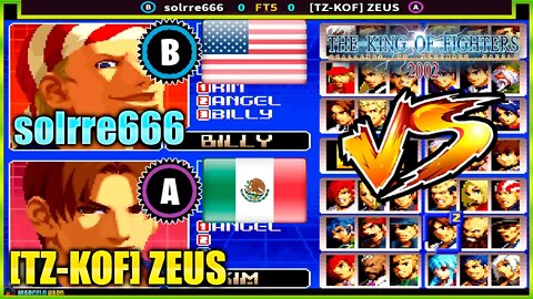 The King of Fighters 2002 (solrre666 Vs. [TZ-KOF] ZEUS) [U.S.A. Vs. Mexico]