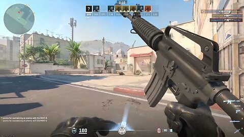 "🔫 CS 2 Dust 2 Mayhem: Hard Bots Turn Everyone into Targets! 💥🎯 #CS2Chaos"