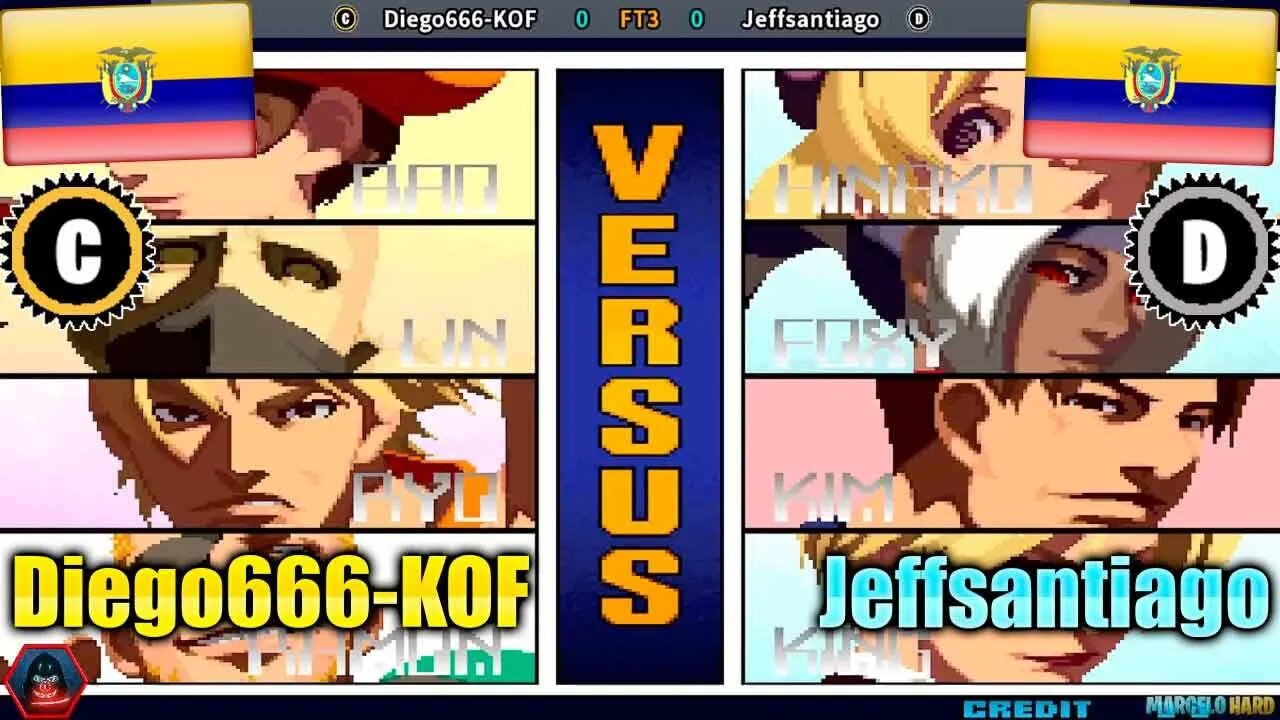 The King of Fighters 2001 (Diego666-KOF Vs. Jeffsantiago) [Ecuador Vs. Ecuador]