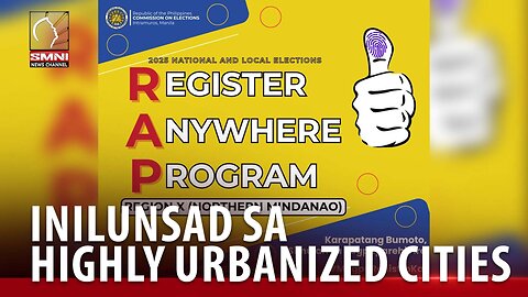 'Register Anywhere Program,' inilunsad para sa highly urbanized cities —COMELEC