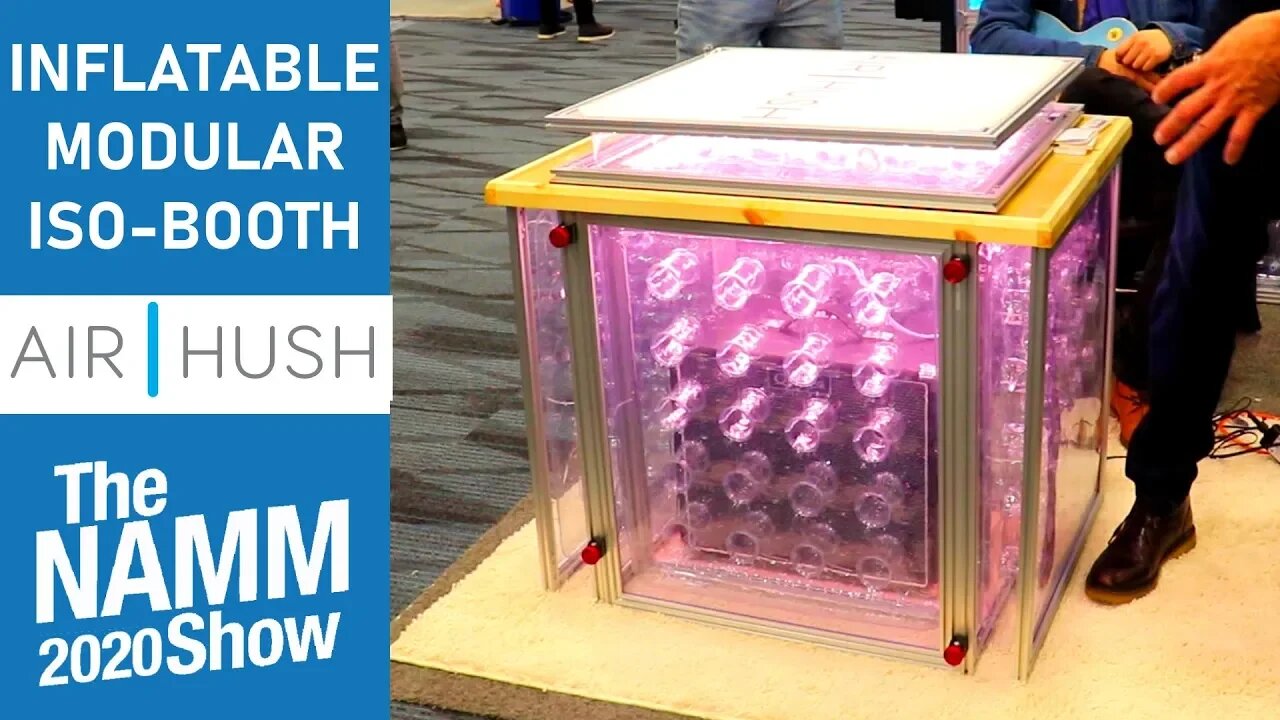 AIRHUSH Inflatable Modular Iso-Booth & Vocal Booth - Best Of NAMM 2020