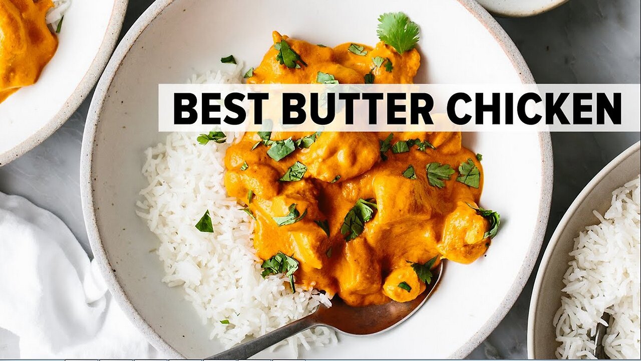 BEST BUTTER CHICKEN | with the silkiest, creamiest curry sauce