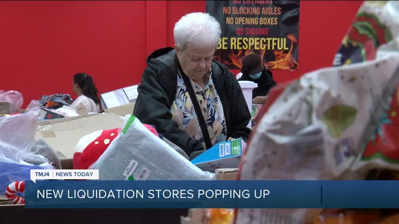 Retail in Reverse: Shoppers with tight budgets turning to liquidation stores