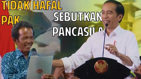 Kuis Jokowi Lucu, Pancasila