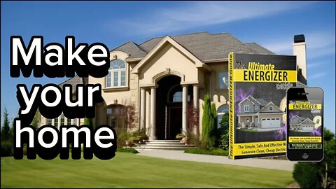 The Ultimate Energizer - Make your home in your hand😊