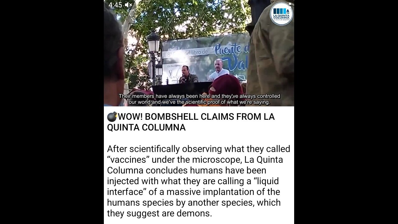 Bombshell Claims!! If You Took The Shot, You Took Something Demonic!!
