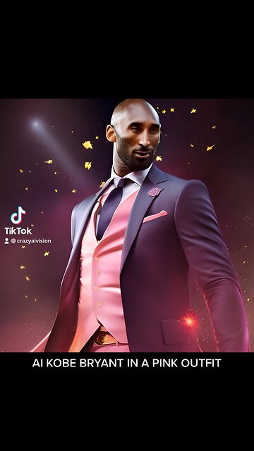AI KOBE BRYANT IN A PINK OUTFIT