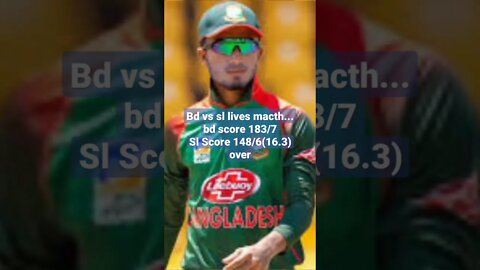bd vs sl live match score update
