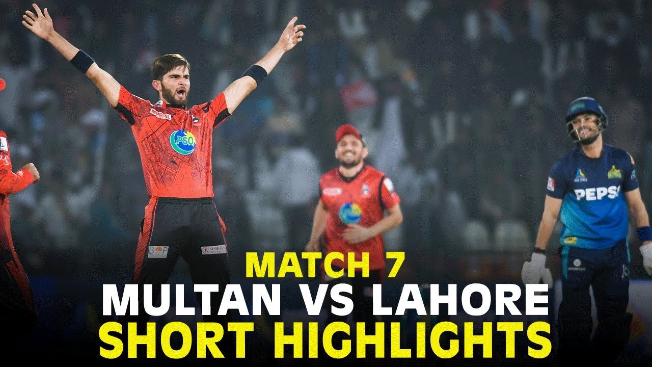 HBL PSL 9 | Match 7 | Short Highlights | Multan Sultans vs Lahore Qalandars