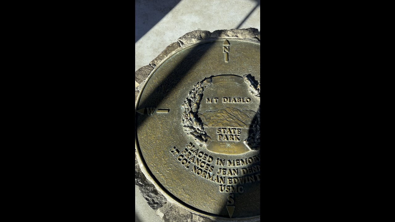 Mount Diablo Light Compass Rose