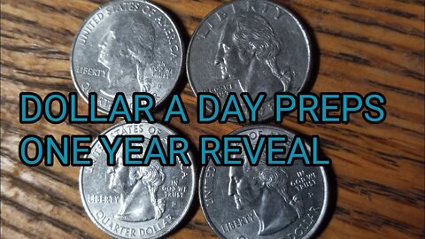 DOLLAR A DAY PREPS THE BIG REVEAL