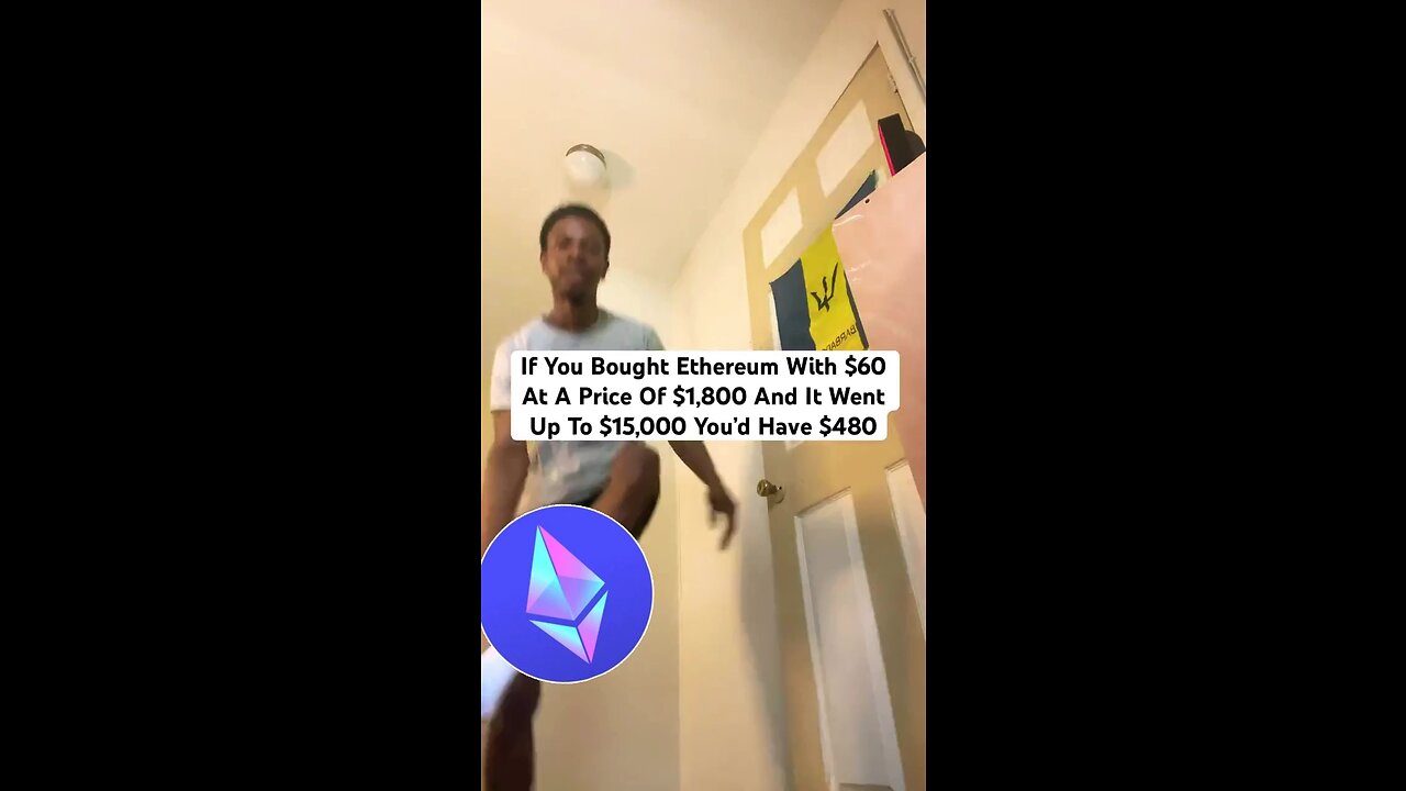 If You Bought Ethereum With $60 At A Price Of $1,800 And It Went Up To $15,000 You’d Have $480