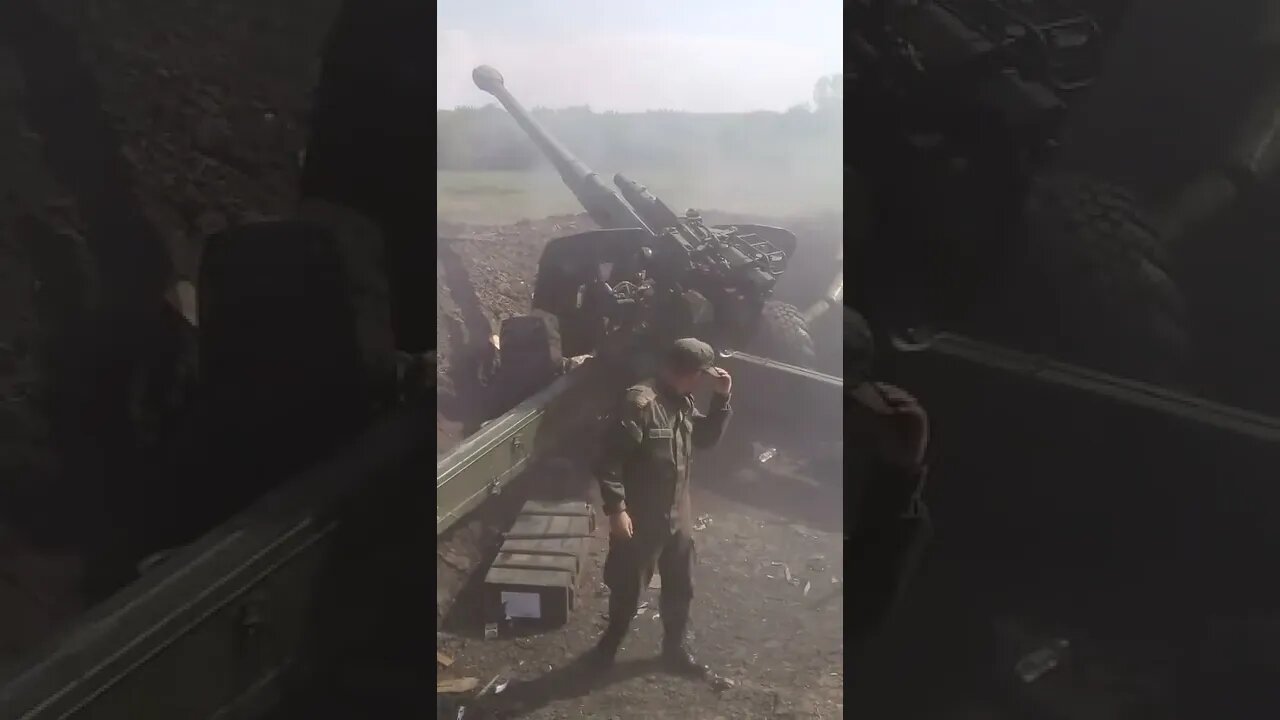 The work of the Russian artillery in the area of the SMO in Ukraine