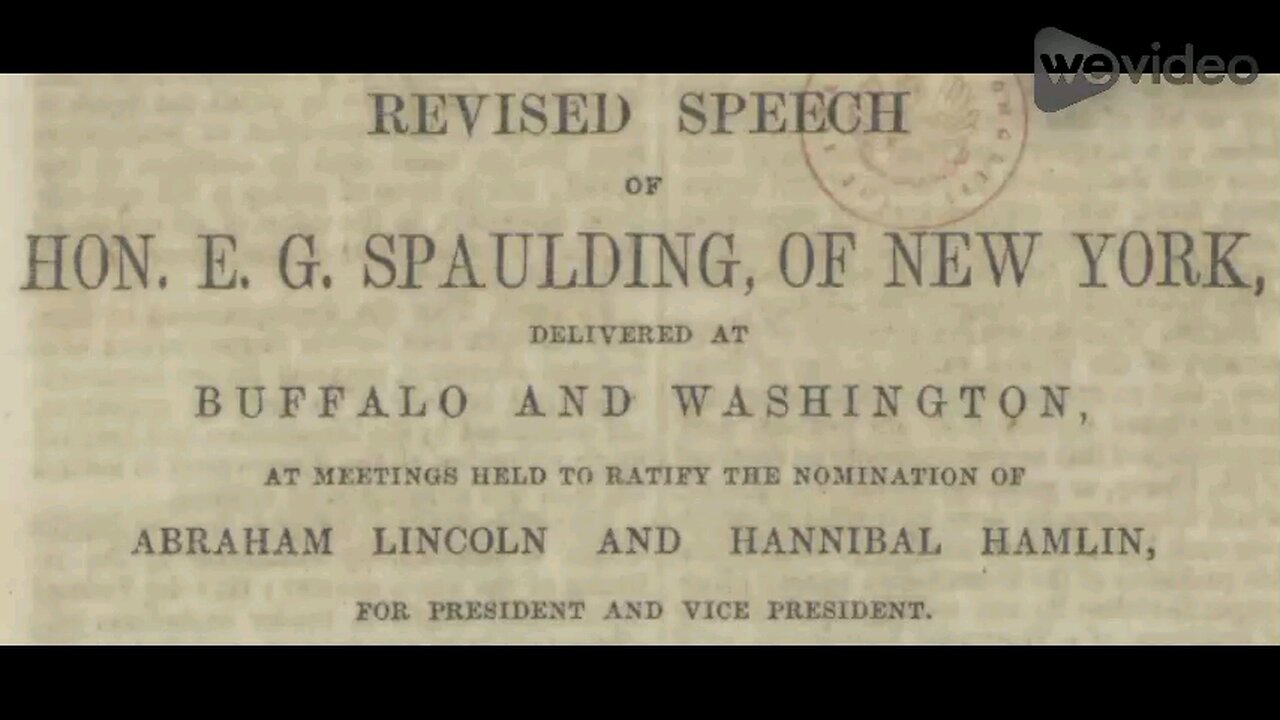 spotlighting a classic denunciation of the Democratic Party