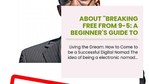 About "Breaking Free from 9-5: A Beginner's Guide to Becoming a Digital Nomad"