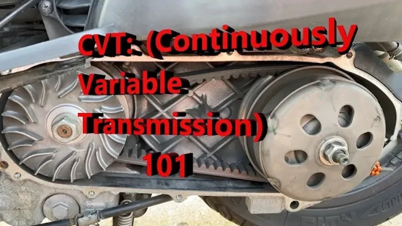 Scooter CVT operation and Final drive gear oil change on 2013 Honda PCX150