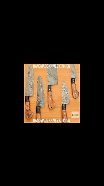 Handmade Kitchen Knives #shorts #knives #knife