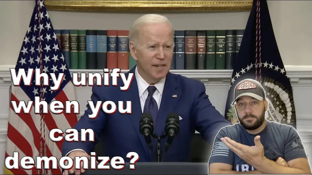 Biden aggressively calls for Gun Control… Misses opportunity for unity in gross exploitation…