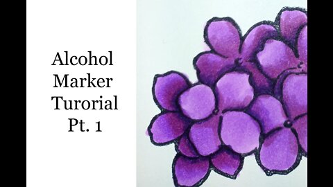 Alcohol Marker Tutorial, Part 1