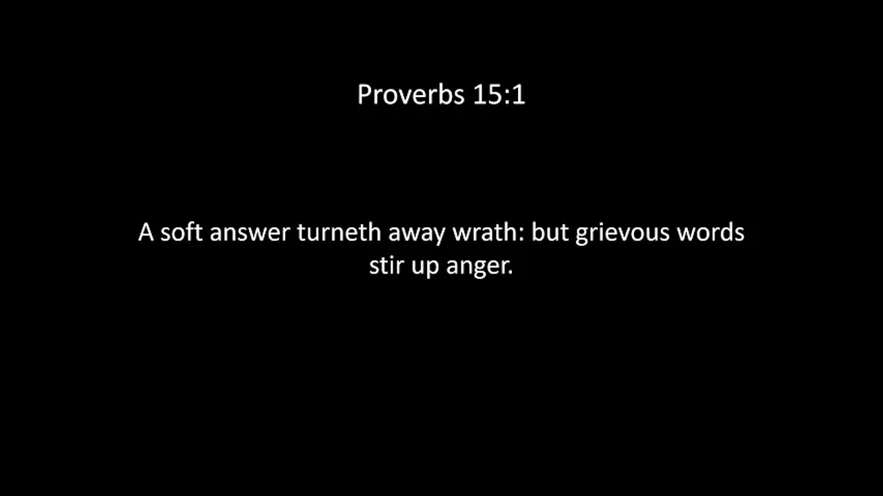 Proverbs Chapter 15