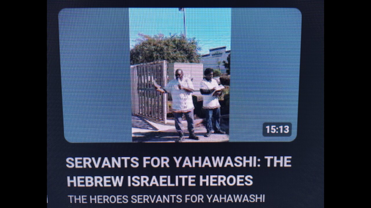 REAL HEBREW ISRAELITE HEROES: THE SERVANTS FOR YAHAWASHI TEACHING BIBLICAL TRUTH DAILY!!!