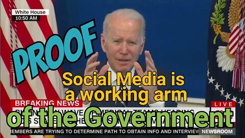 Biden send out messages to social media to censor.