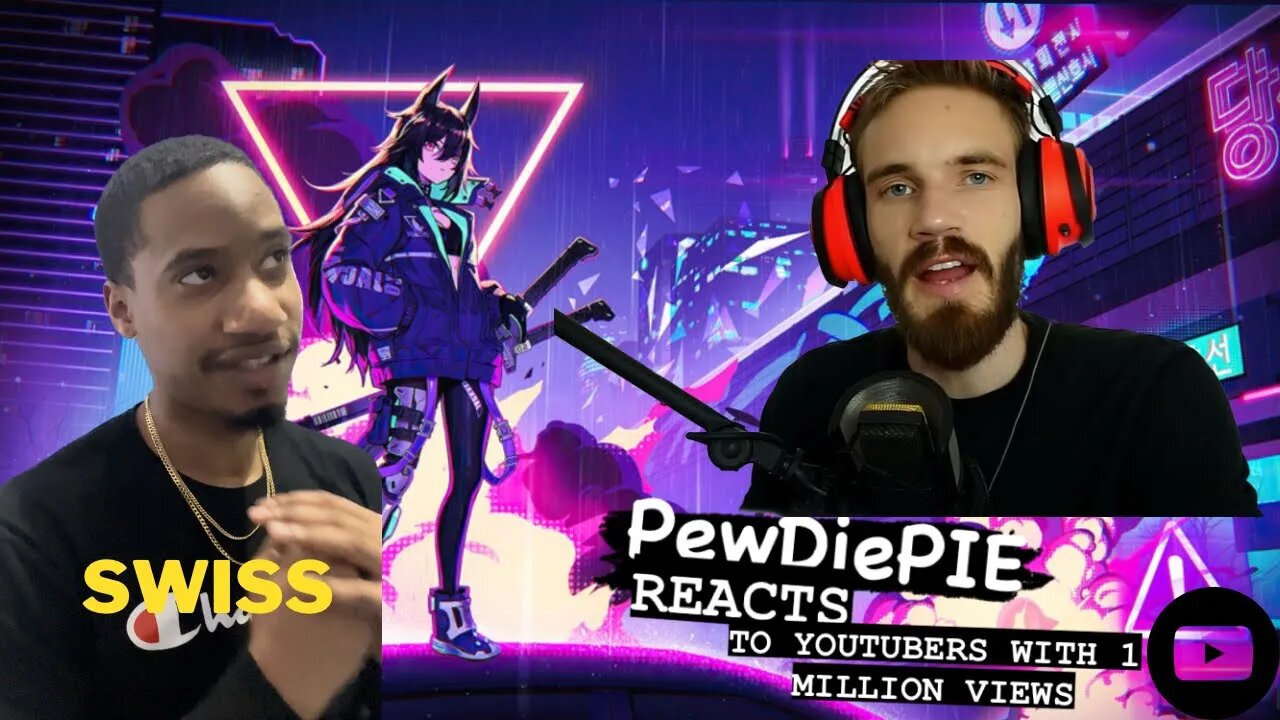 #pewdiepie REACTS TO OTHER #streamers BEGGING FOR #1millionviews