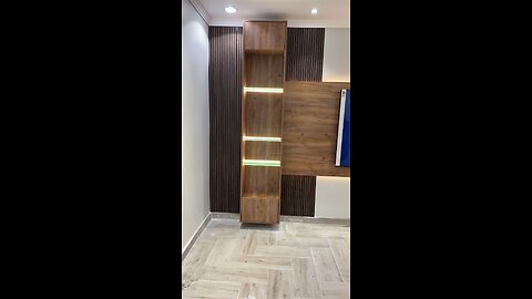 Wood design for tv