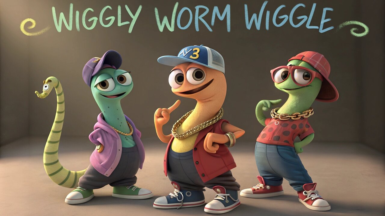 AI Tunes - Wiggly Worm Wiggle #newsong #KidsSong #DanceAlong