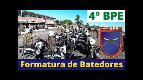 [ 4° BPE - POLÍCIA DO EXÉRCITO ] - Solenidade de Formatura dos Novos Policiais Batedores de 2022