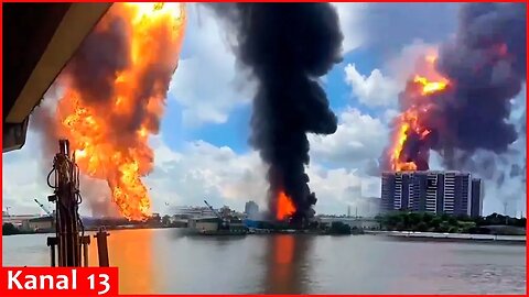 A powerful explosion at a chemical plant in China