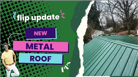 Installing a metal roof on my new home flip