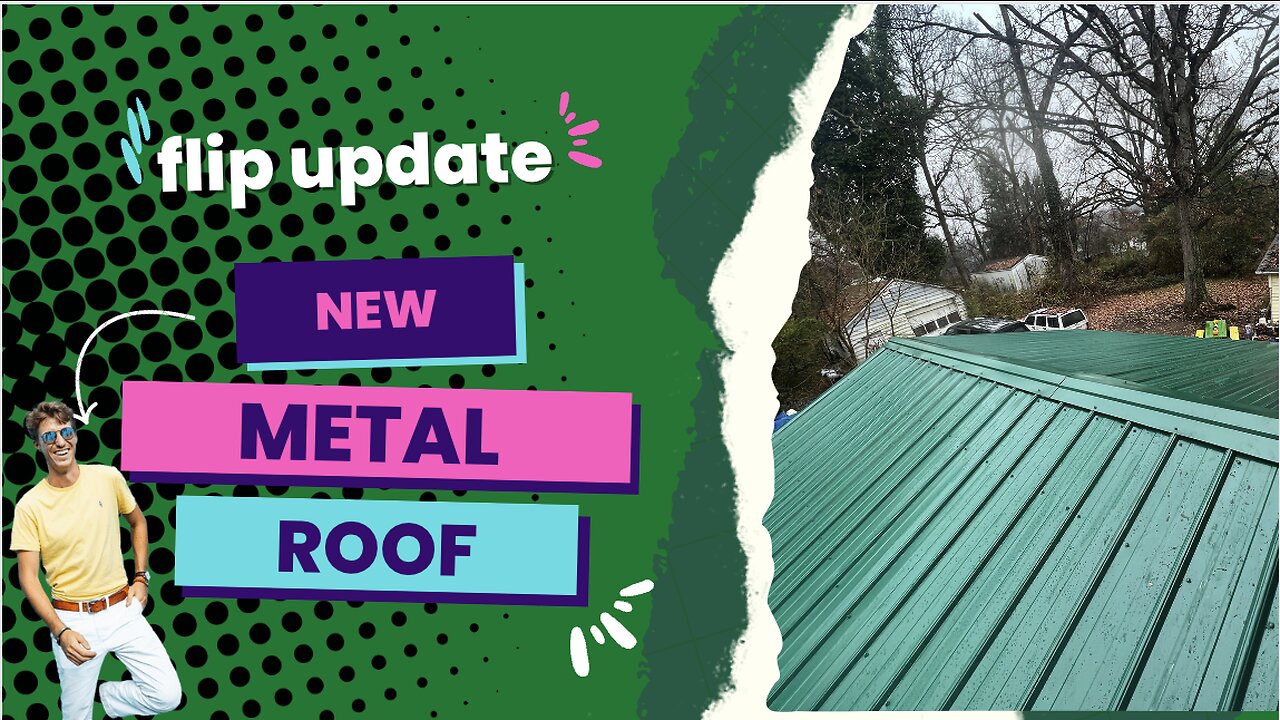 Installing a metal roof on my new home flip