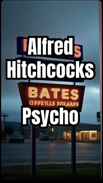 Alfred Hitchcock’s Psycho, a cinematic short.
