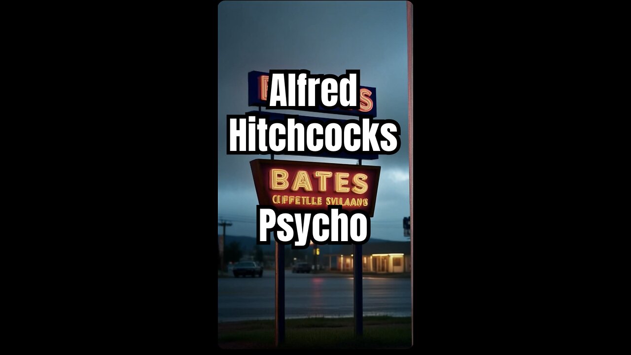 Alfred Hitchcock’s Psycho, a cinematic short.