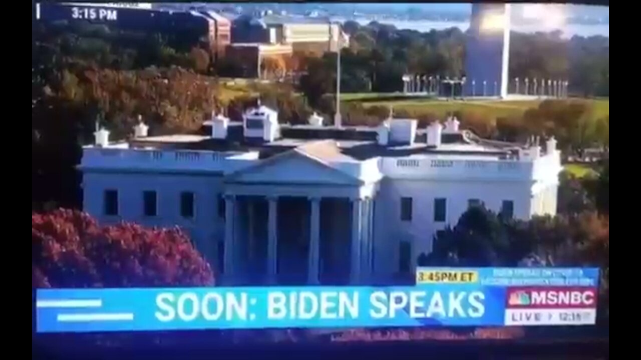 “Former president Biden” MSNBC oops?