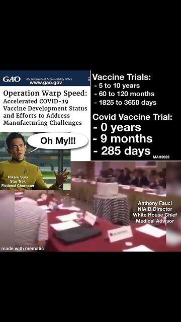 Covid: Warp speed captain!!!