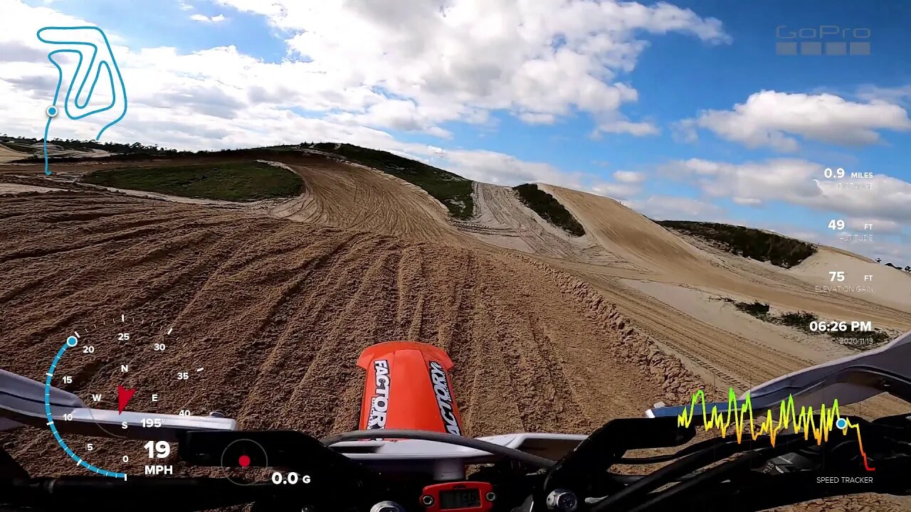 Take a ride with Krista around Sandlot Offroad Park on a KTM 350 SXF! #WomenWhoRide