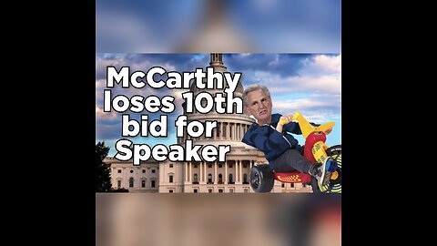 Kevin McCarthy will end the day a 10 time loser and it's Outstanding!