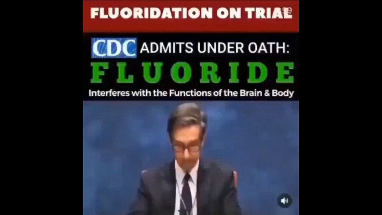 Fluoridated Toxic Water