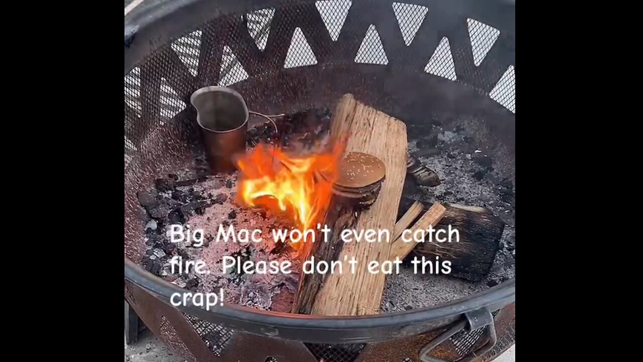 BIg Mac Won't Catch Fire