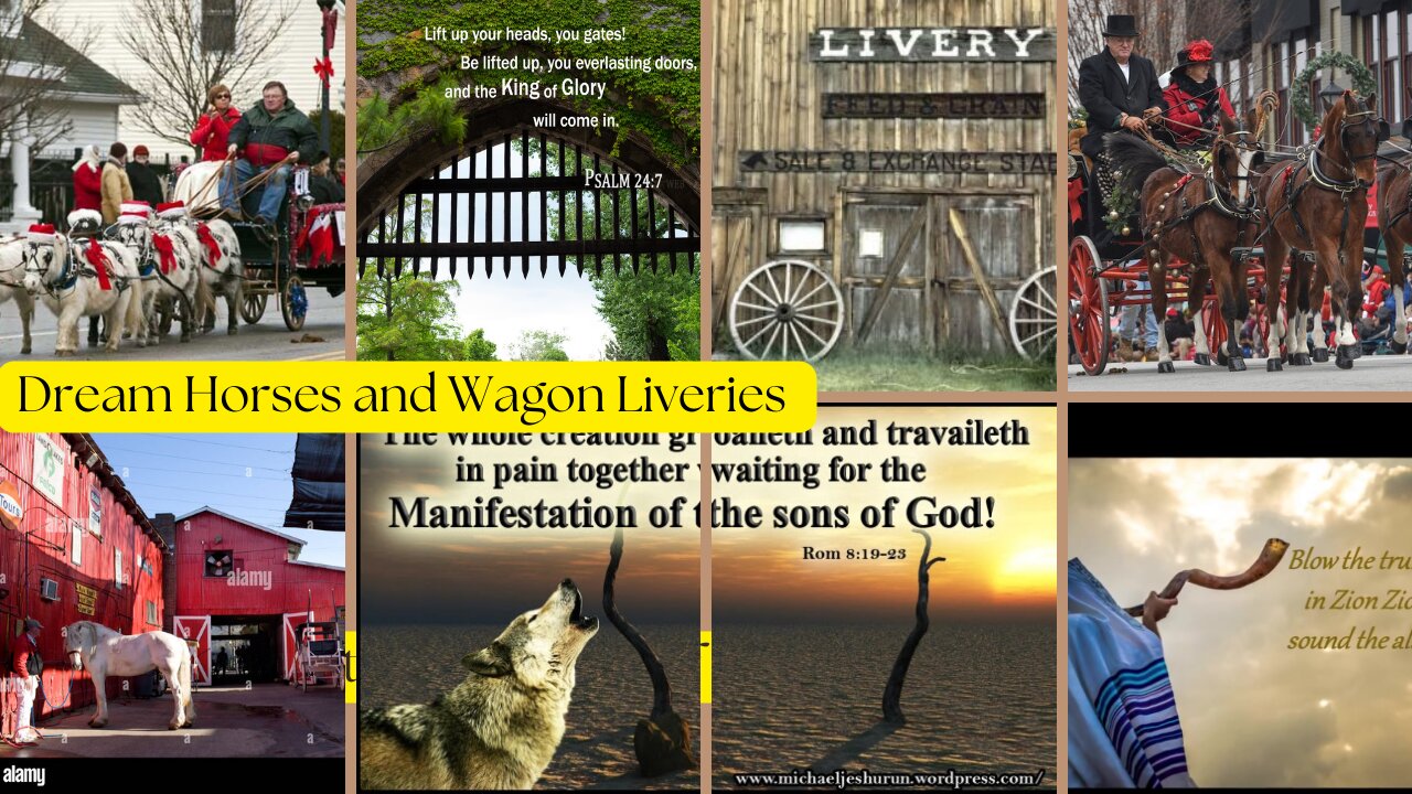 Edited Pt2 Dream Horses and Wagon Liveries, Amish Live 10 yrs longer!