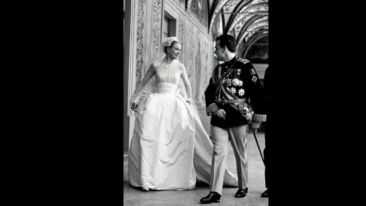 Casamento de Grace Kelly com o Príncipe Rainier III de Mônaco, em 1956