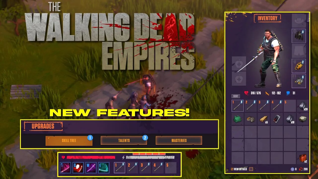 The Walking Dead Playtest: NEW Skills, Upgrades, Masteries