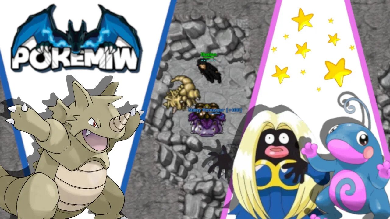 PokeMiw - Respawns Fixos de Shinies - Episódio 3 - Shiny Rhydon, Shiny Jynx e Shiny Politoed!