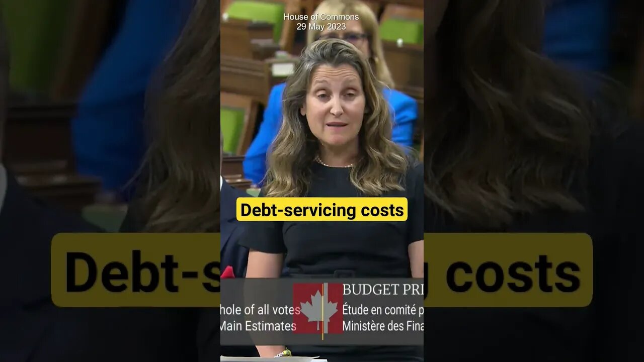 It costs almost as much to service the debt as we pay for health care in Canada