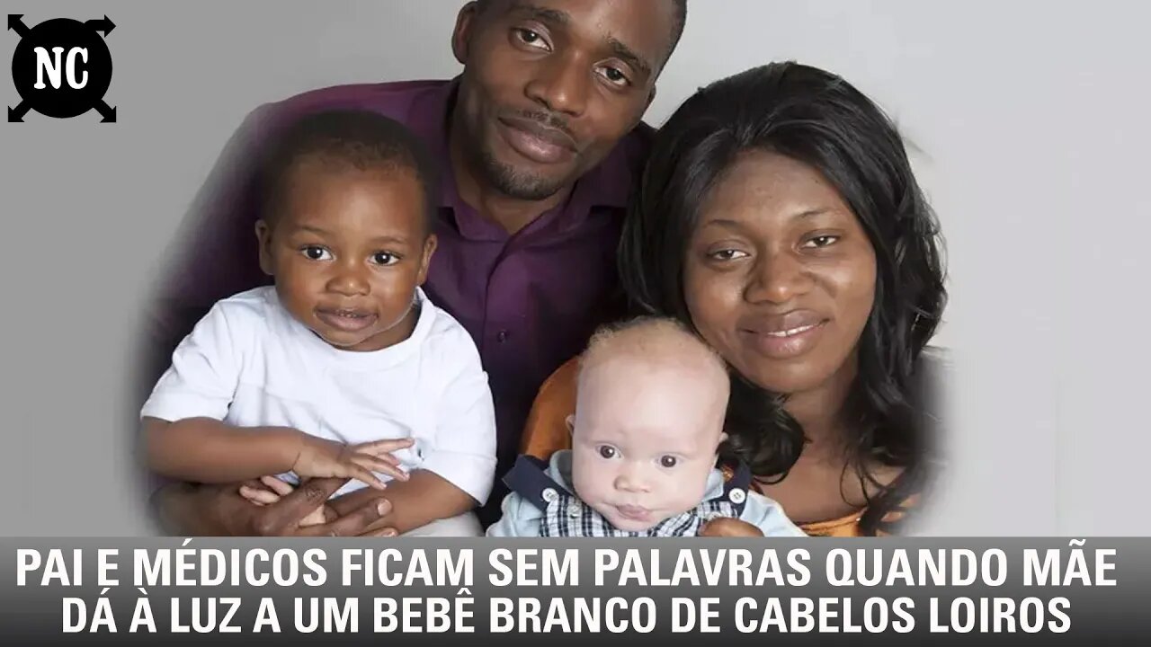 Pai e médicos ficam sem palavras quando mãe dá à luz a um bebê branco de cabelos loiros